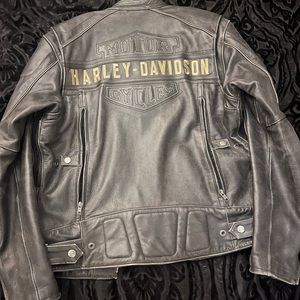 Black Harley Davidson Leather Jacket